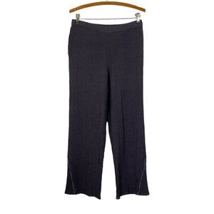 Habitat Textured Pull On Pant Cropped Sz. M Gray